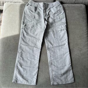 North Face Convertible Zip Off Hiking Pants Gray 10‎ Short